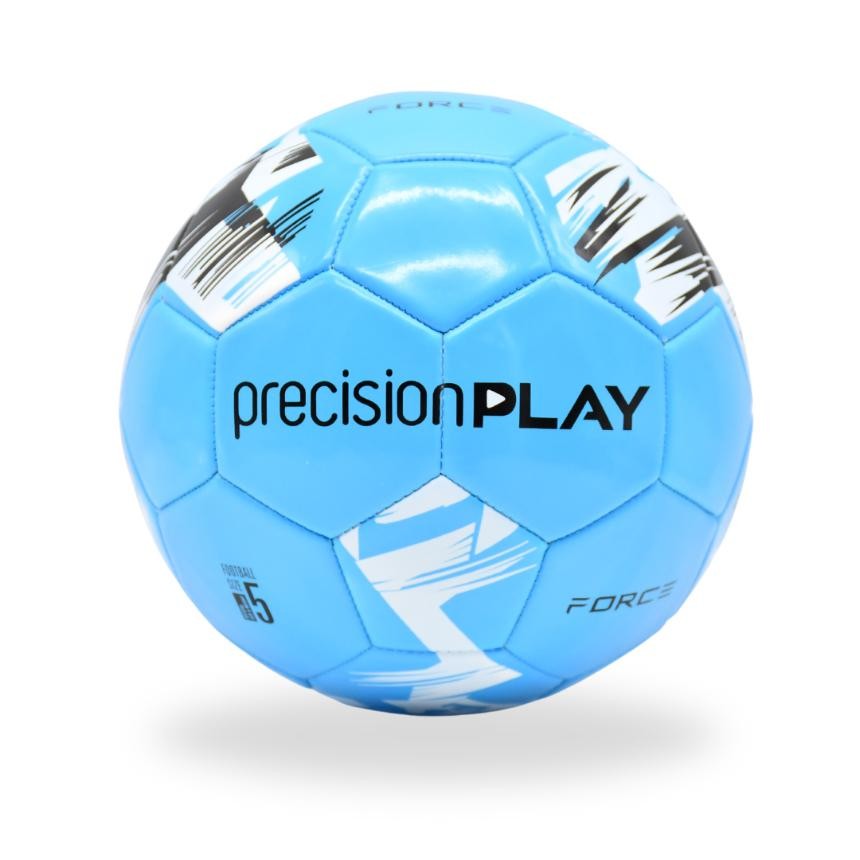 PrecisionPLAY Force Football 5 Флуоресцентно-синий/Белый/Черный 5 Флуоресцентно-Синий/Белый/Черный