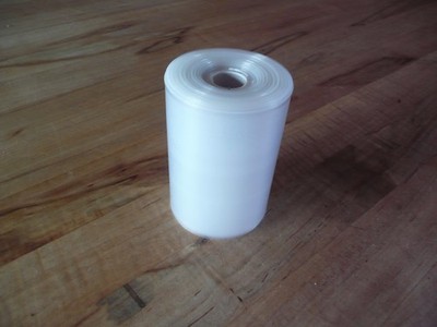 Six 6'' Inch Clear Poly Tubing, 3 mil, LDPE, Impulse Heat Sealer, 50' Feet Roll