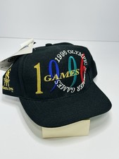Vintage Official Multicolor 1996 Atlanta Olympics Adult Hat NEW with Tags