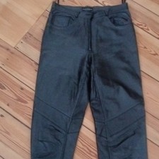 concerto Damen Cargo-Lederhose Schwarz Gr. 40...