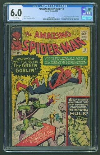 Amazing Spider-Man #14 (1964) CGC 6.0 1st Appearance of Green Goblin [Marvel] SA