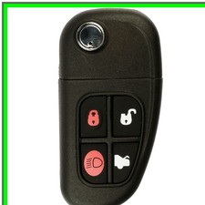 Jaguar Keyless Entry Remote Control Flip Key Fob Replacement