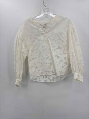 Pre-Owned Club Monaco White Size XS Long Sleeve Blouse