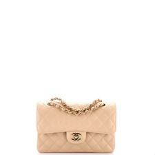 Chanel Classic Double Flap Bag Quilted Caviar Small