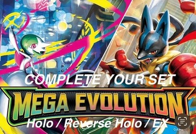 Pokemon Mega Evolution Cards! Holo/Reverse Holo/EX Pick/Complete Your Set