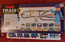 Vintage Tomy 4 - approx 1988 inter-city train set. Boxed with extra sets. V.G.C.