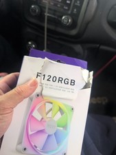 NZXT - F120 RGB 120mm wentylator obudowy komputera z dynamicznymi łożyskami płynu - biały