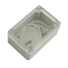 Plastic Waterproof Cover Clear Electronic Project Box Enclosure for Case 100x68x