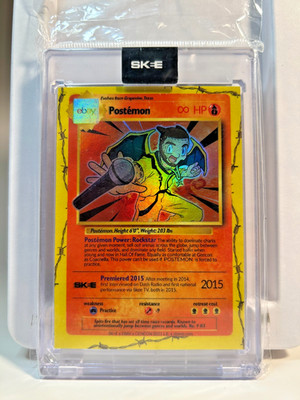 POST MALONE Pokemon Magic Gen Con 2021 *Exclusive POSTEMON & ZOMBIE POST /999*!