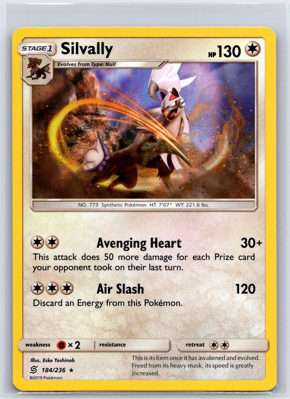 Silvally 184/236 Holo Rare Unified Minds Pokemon Holo NM/M 427-58