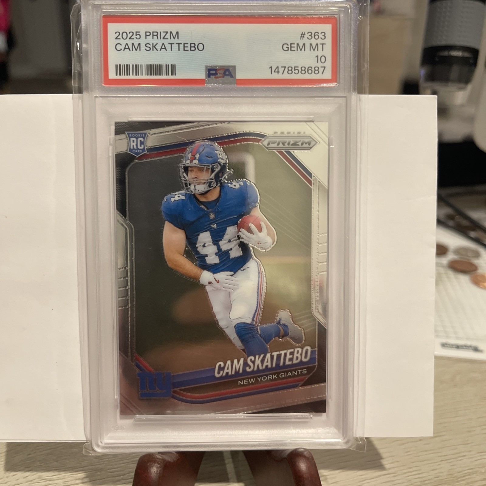 Cam Skattebo Panini Prizm #363 Base