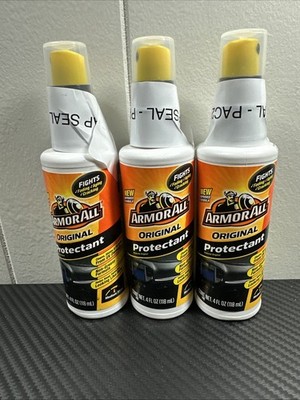 Armor All Protectant Spray- 3 Pack,  Vinyl, Rubber, Leather &  Plastic 4 Oz S9