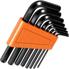 L Shape Metric Hex Key Set 8 PCS 1.5 2 2.5 3 4 5 6 mm Allen Wrench Tool Kit with