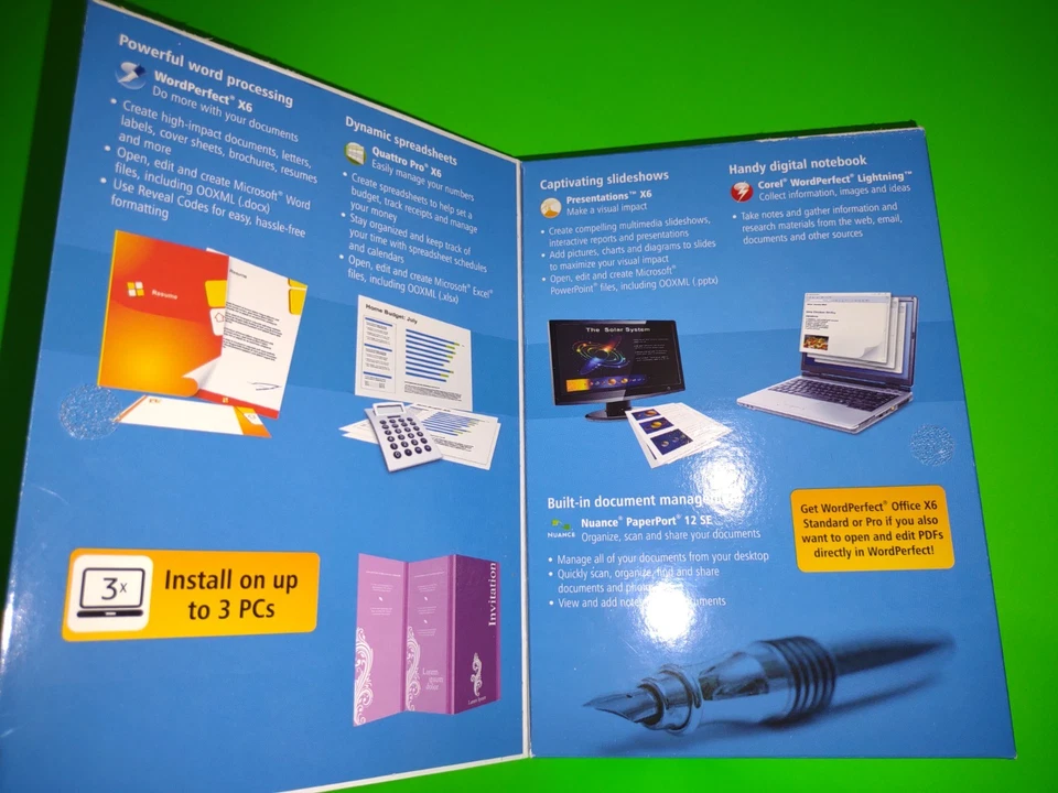 Word Perfect Office X6 Home & Student Edition (Retail)  Full Version for Windows - Image 2 of 4