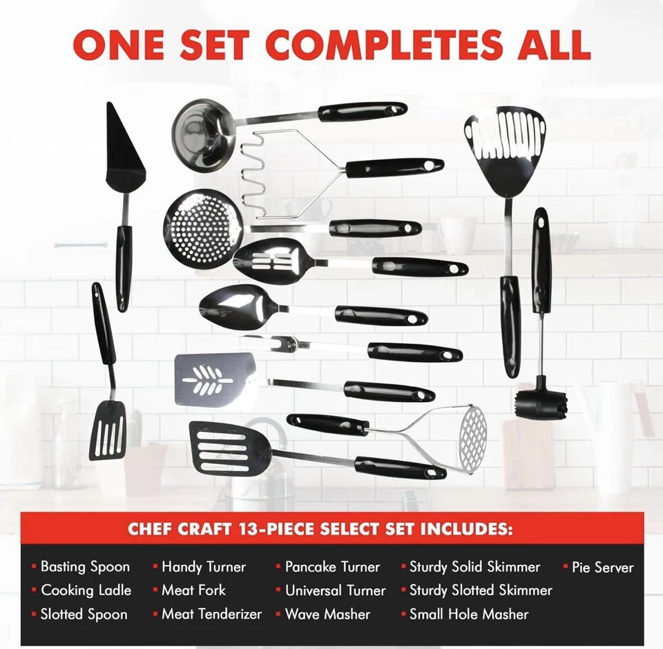 2 Chef Craft Select Sturdy Masher  10.25 inch  Stainless Steel/Black - Image 4 of 4