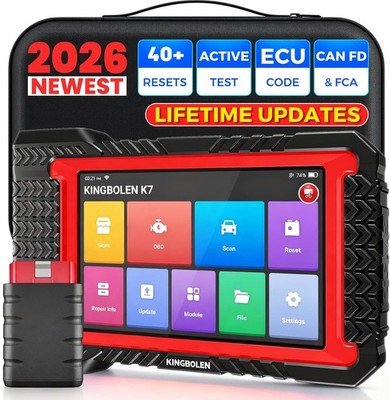 KINGBOLEN K7 BT OBD2 Diagnosegerät ALLE System ECU Codierung CANFD SGW 40+ Reset