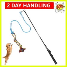 Flirt Pole for Dogs Interactive Dog Toys for Large Medium Small Dogs Chase an...