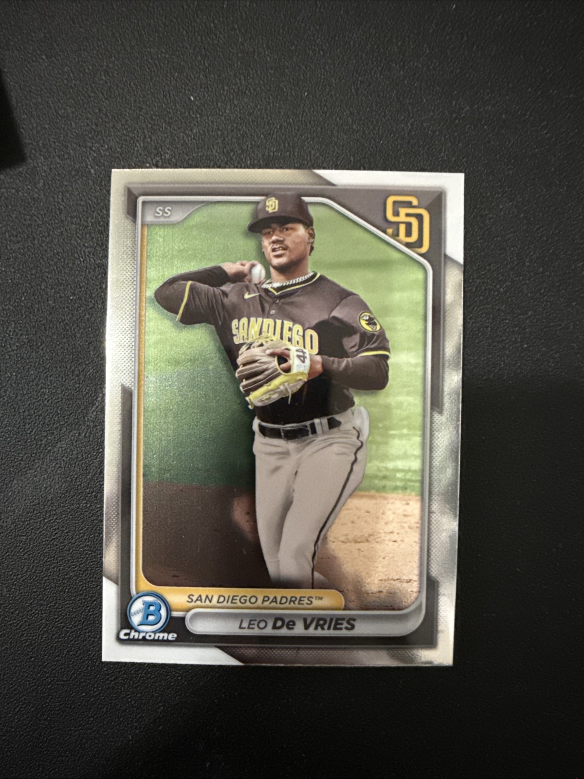 2024 Bowman Chrome - Leo De Vries #BCP-179