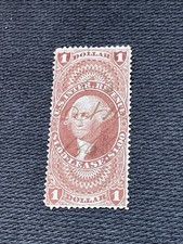 Antique US Revenue Stamp Scott R70c Lease Used c.1862-71