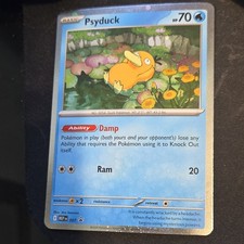 Pokémon TCG Mega Evolutions Psyduck 007 Black Star Promo Card SWIRL! NM