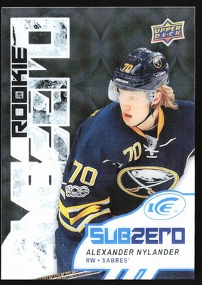 2017-18 Upper Deck ICE Sub Zero Alexander Nylander Rookie Buffalo Sabres #SZ-68