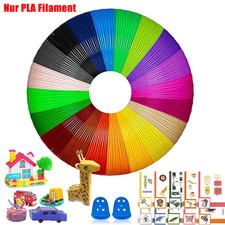 50/100/200m PLA Filament 10/20 Farben für 3D...