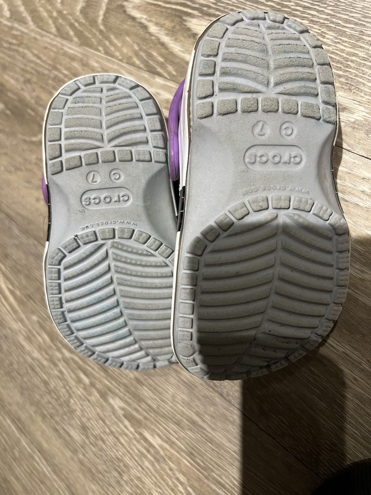 Size 7 C Toddler - Crocs x Toy Story Buzz Lightyear Classic Clog LIGHT UP!