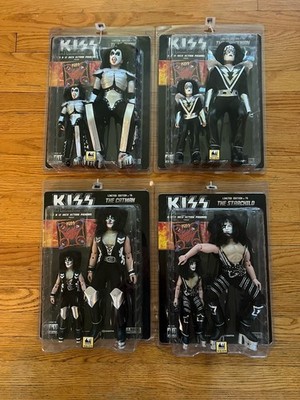 Rare KISS Sonic Boom 2 Pack 8” & 12” Action Figure Toy Co SET Of 4