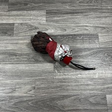 COACH Graphic Print Brown / Red Umbrella