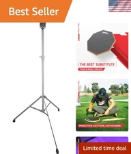 Lightweight RealFeel Drum Stand with 8mm Threaded Post for All Practice Pads