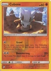 Cubone Common Reverse Holo SM - Unified Minds 105/236 NM