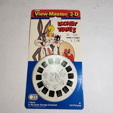 VIEW-MASTER Looney Tunes 3 Reels 1069 Bugs Tweety Sylvester Sam Wile E. 1991 New