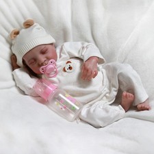 18" Realistic Reborn Baby Dolls Vinyl Silicone Real Soft Newborn Girl Doll Gift