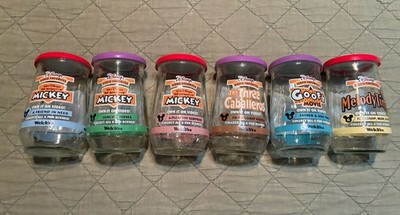 Vintage Disney Video Favorites Welch's Jelly Jars Set #1-#6
