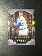 2025 Bowman Chrome Jac Caglianone VIP Insert VIP-11 Kansas City Royals