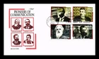 DR JIM STAMPS US COVER PIONEERS OF COMMUNICATION FDC SETENANT ARTMASTER