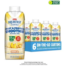 Carnation Breakfast Essentials Fruit & Protein Smoothie Nutritional Drink Shakes