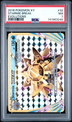 Starmie BREAK graded PSA 7 for sale on eBay