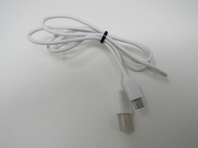 Standard USB Cord Cable 36-in USB-A Micro-B White
