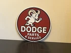 Dodge parts and service Vintage  Style Metal Sign Hi Gloss