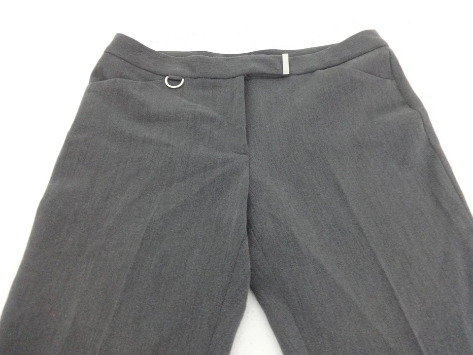 JONES NEW YORK WOMENS LUXURIOUS GRAY DRESS PANTS SIZE 4 - Image 2 of 4