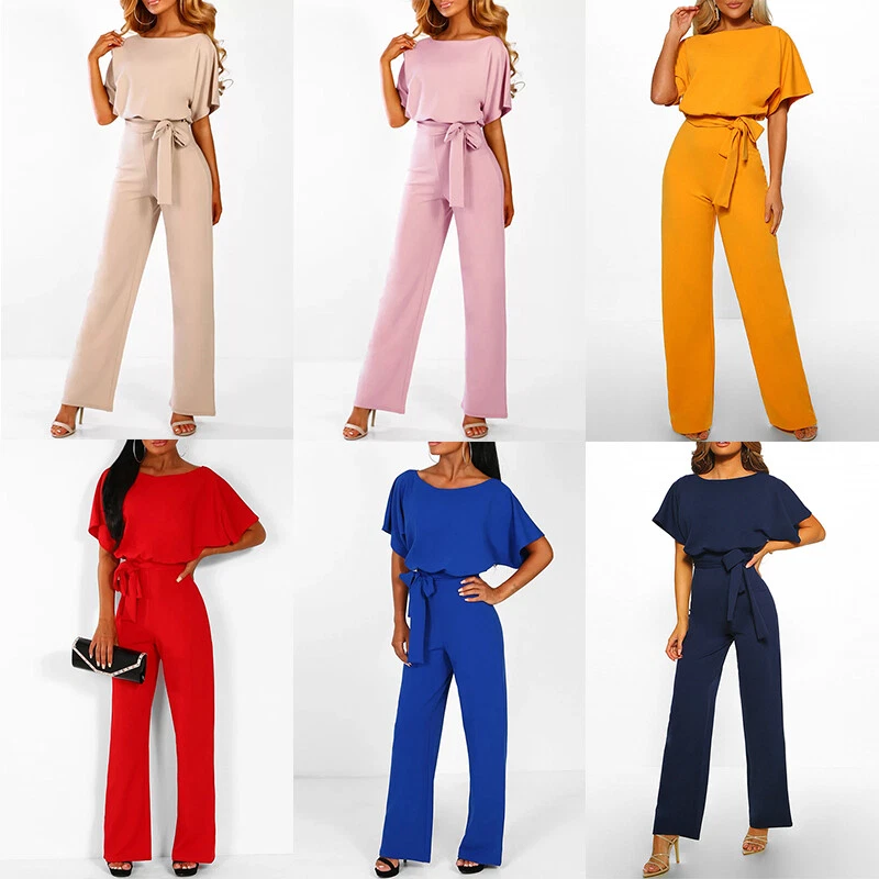 Womens sales romper pantsuit