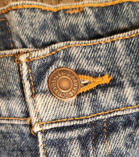 Vintage '96' Levi's 550 Jeans Herren Größe 32×33 Medium Wash Blau Relaxed Fit Tapered - Bild 7 von 15