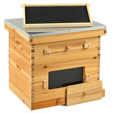 Complete Langstroth Bee Hive Kits 20-Frame 10 Medium 10 Deep Box Queen Excluder