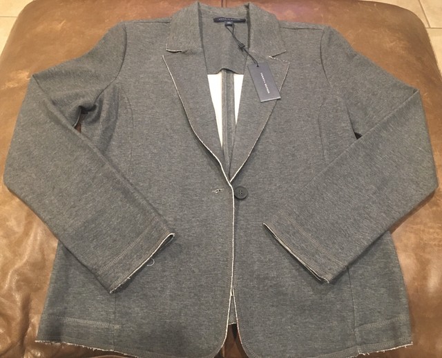 heather gray blazer