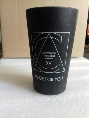 COMMENCAL SUPERVELOS XV MADE FOR 33cl REUSABLE PLASTIC CUP GLASS #48