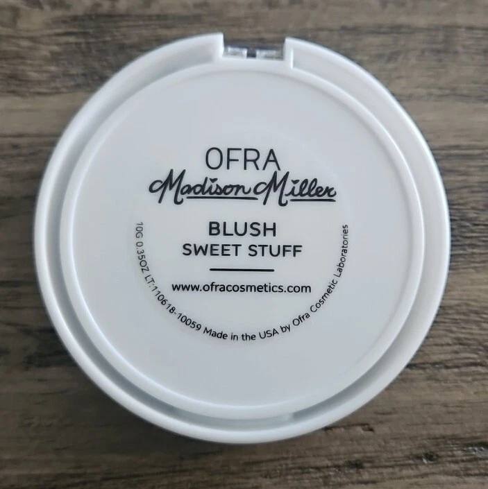 Ofra Confab Madison Miller Blush Sweet Stuff Full Size Compact 0.35 OZ NEW - Image 2 of 3