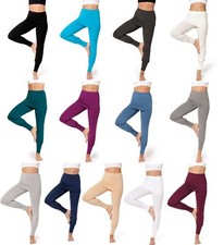 Bellivalini Damen Yogahose Leggings Lang Mit Rock Viskose Training Fitness