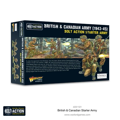 Bolt Action - British & Canadian Army (1943-45) Starter Army - Warlord Games