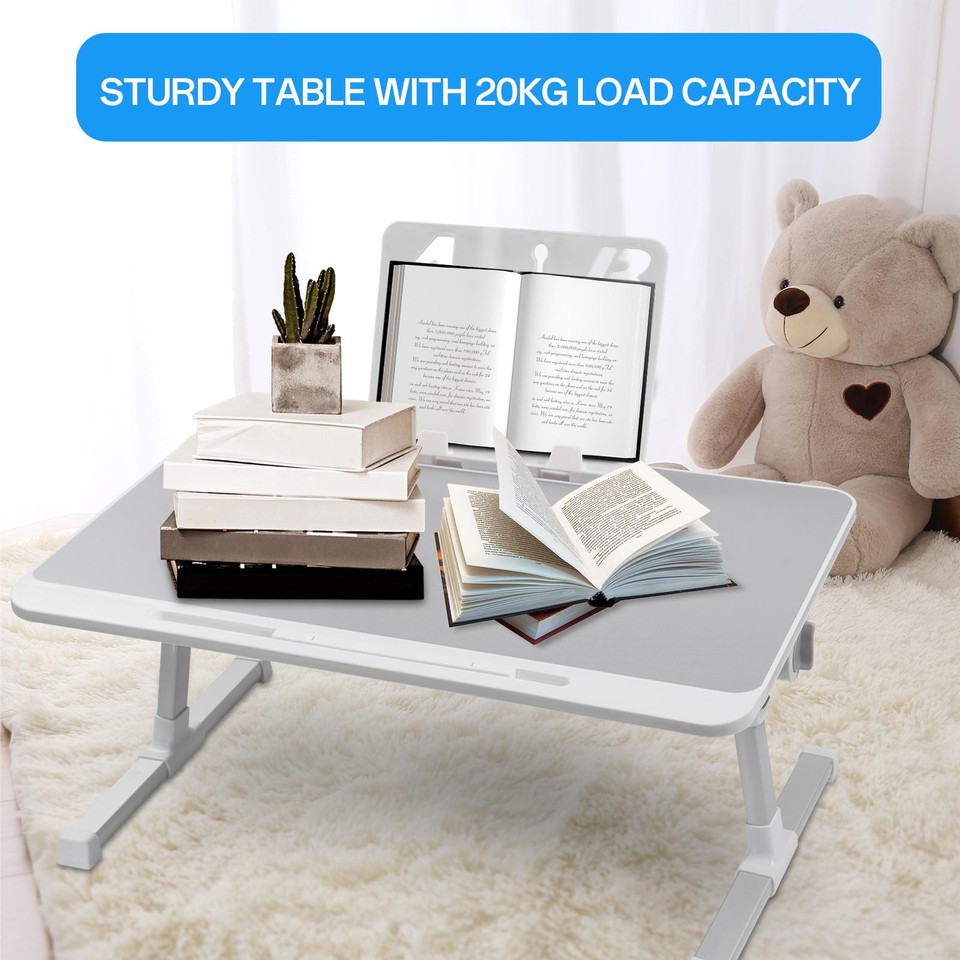 Adjustable Laptop Table Stand Lap Tray Sofa Bed Notebook Computer